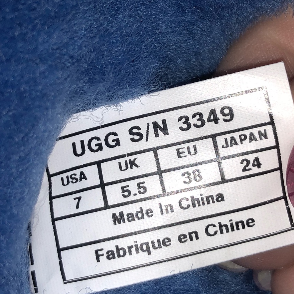 UGG Boots Royal Blue Custom Designed WORN ONCE - Picture 4 of 8